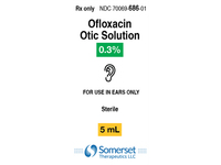 Ofloxacin Otic Solution 0.3%, 10 mL, Somerset Therapeutics (Rx) - thumbnail 1