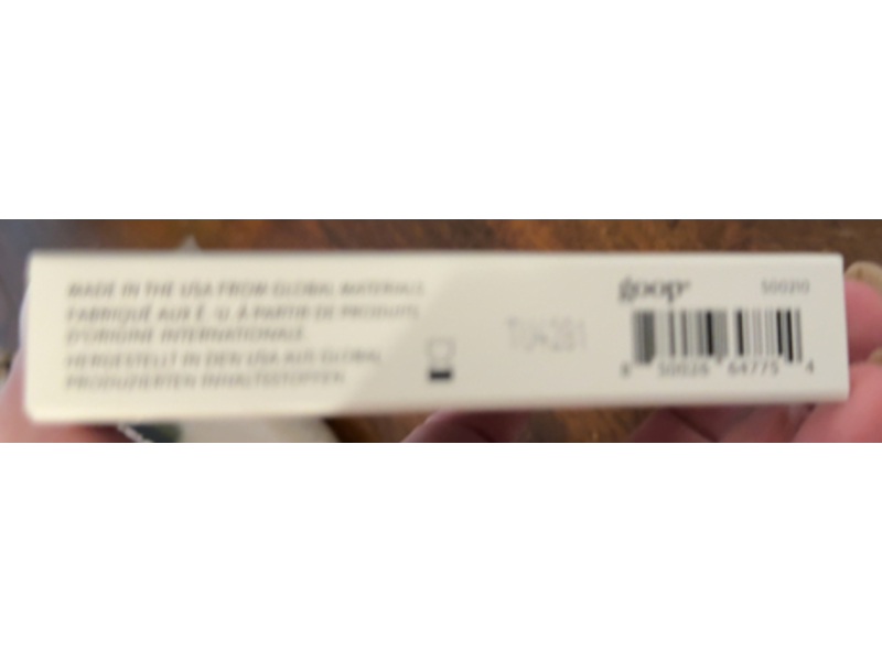 Goop Beauty Clean Nourishing Lip Balm Trio, Clear, Garnet & Rose, 0.16 oz/4.6 g