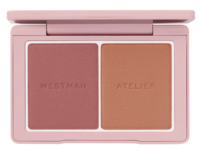 Westman Atelier Baby Cheeks Powder Blush Duo, Suede/Sable, 0.17 oz/4.8 g - thumbnail 1