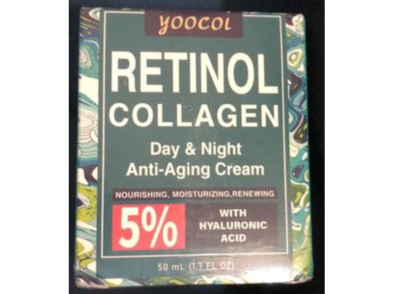 Retinol Collagen Day & Night Anti-Aging Cream, Hyaluronic Acid, 1.7 fl oz/50 mL