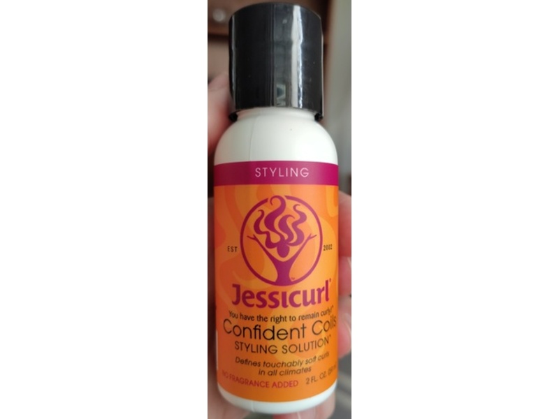 Jessicurl Confident Coils Styling Solution, No Fragrance Added, 2 fl oz/59 mL