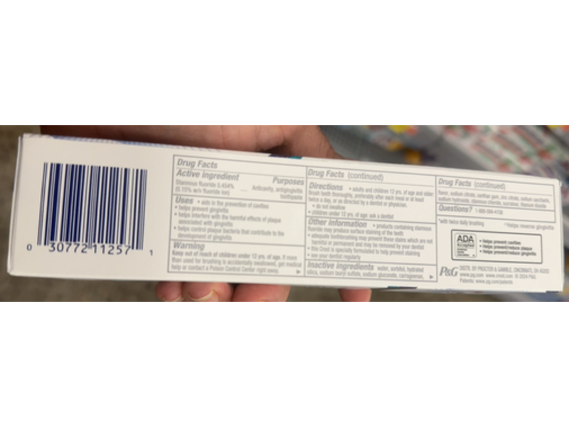 Crest Pro - Health Gum Detoxify Fluoride Toothpaste, Deep Clean, 4.8 oz/136 g, Pack Of 3