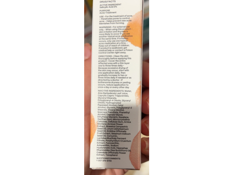 Mad Hippie Blemish Salicylic Acid Acne Spot Treatment, Arnica + Curcumin & Sea Kelp, 0.5 fl oz/15 mL