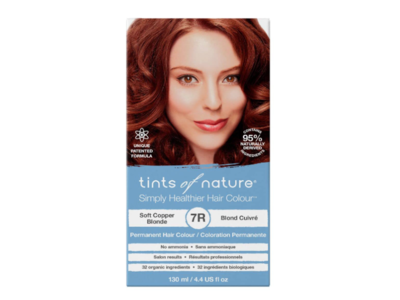 Tints Of Nature Healthier Hair Color, 7R Soft Copper Blonde, 4.4 fl oz/130 mL