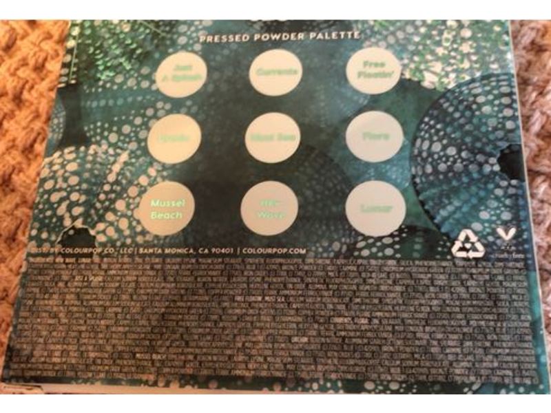 Colourpop High Tide Pressed Powder Palette, 0.3 oz/9.00 g