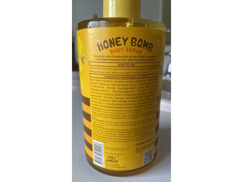 Lazy Jungle Honey Bomb Body Serum, 10.14 fl oz/300 mL