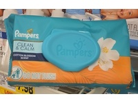 Pampers Clean & Calm Wipes, Cotton Blossom Scent, 56 Wipes - thumbnail 2