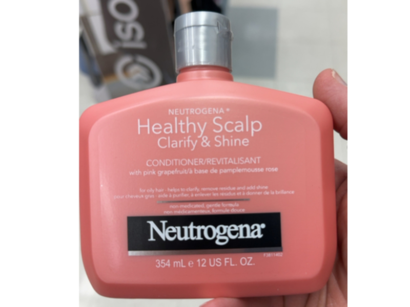 Neutrogena Healthy Scalp Clarify & Shine Conditioner, Pink Grapefruit, 12 fl oz