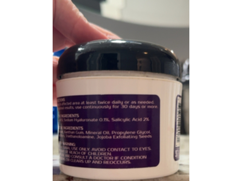 Bare40 Moisturizing Urea Gel-Cream, Jojoba Exfoliating Beads, 4 oz/113 g