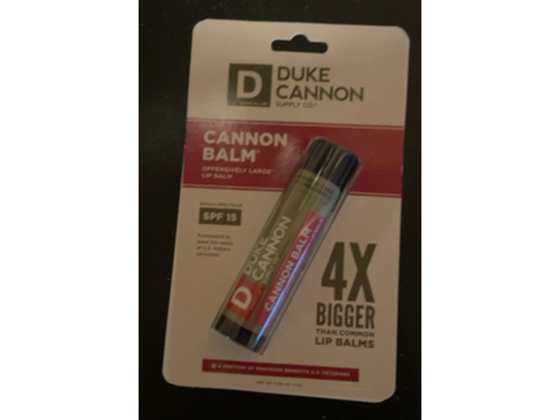Duke Cannon Balm Lip Balm, SPF 15, 0.56 oz/17 g