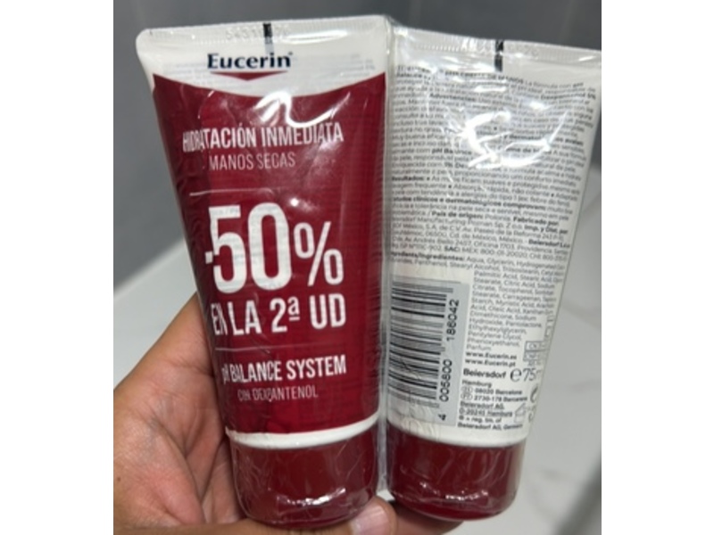 Eucerin Ph5 Hand Cream, 75 mL, Pack Of 2