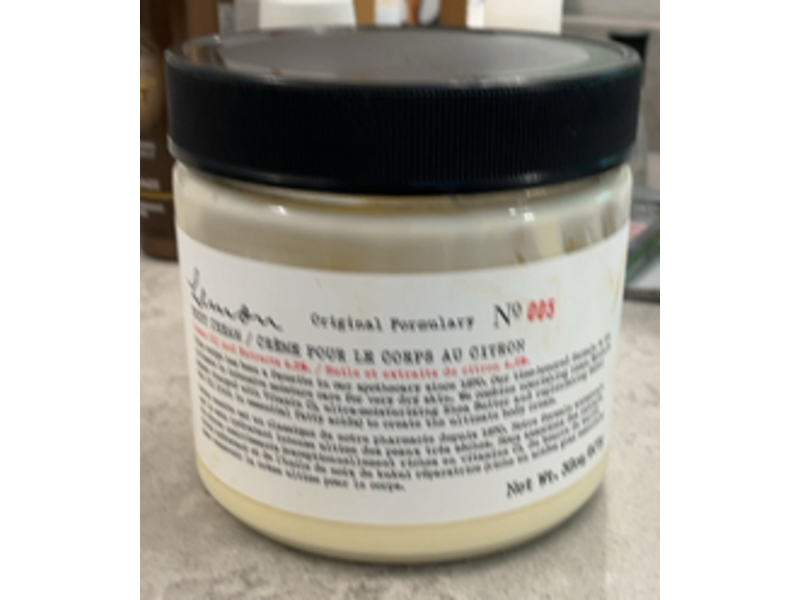 C.O. Bigelow Body Cream, Lemon, 32 fl oz/907 g