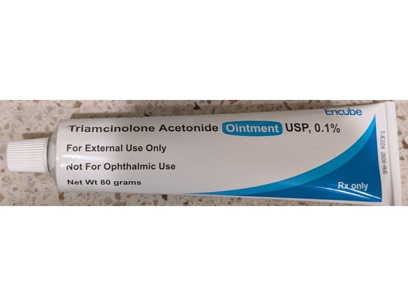Triamcinolone Acetonide Ointment USP, 0.1%, 80 g, Encube (Rx)