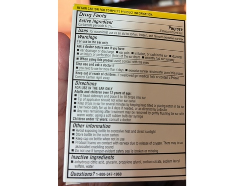 Audiologist's Choice Earwax Removal System, 0.5 fl oz/15 mL