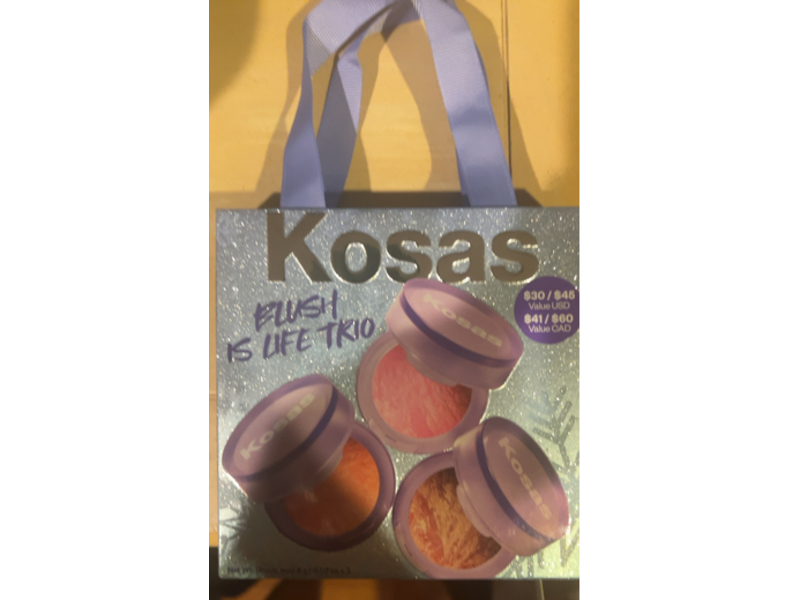 Kosas Baked Mini Blush Is Life Trio, Butterflies + Blissed + Euphoria, 0.07 oz/2 g