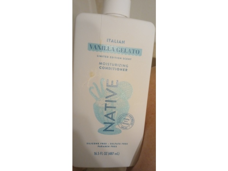Native Moisturizing Conditioner, Vanilla Gelato, 16.5 fl oz/487 mL