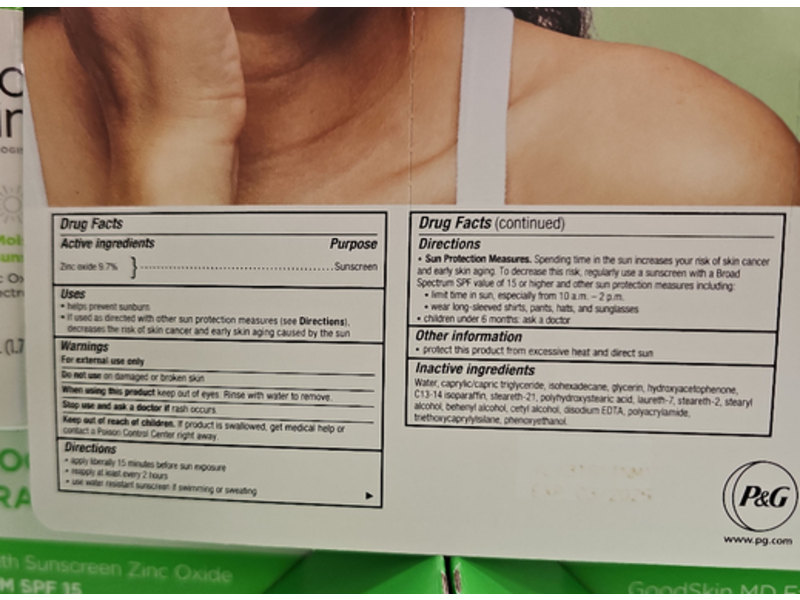 Good Skin MD Facial Moisturizer, SPF 15, 1.7 fl oz/50 mL, 2 Pack