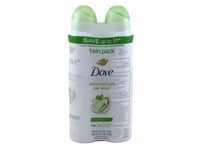 Dove Advanced Care Dry Spray Antiperspirant Deodorant Twin Pack, Cool Essentials, 3.8 oz/107 g - thumbnail 1