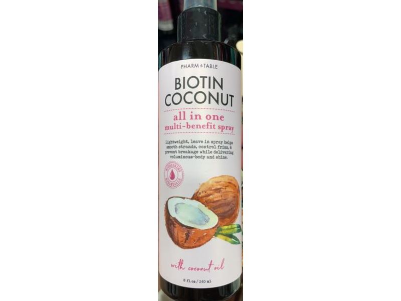 Pharm to Table All In One Multi Benefit Spray, Coconut Oil, 8 fl oz/240 mL
