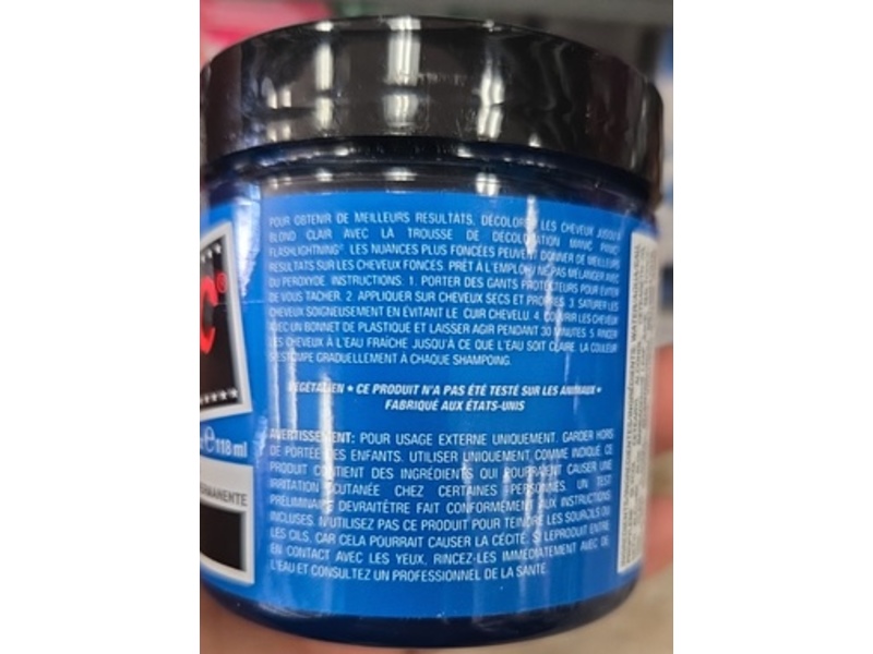 Manic Panic Classic High Voltage Semi Permanent Hair Color Cream, Atomic Turquoise, 4 fl oz/118 mL