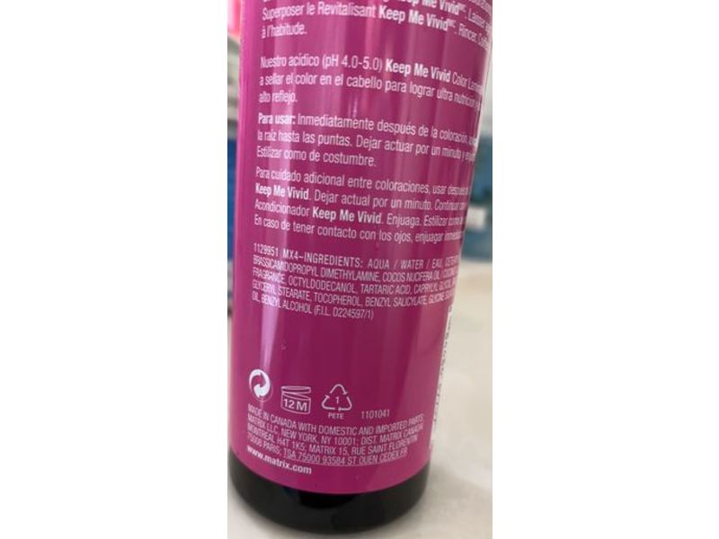 Matrix Total Results Keep Me Vivid Color Lamination, 6.8 fl oz/200 mL