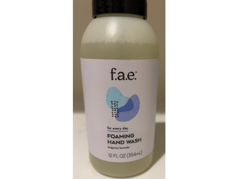 F.A.E. Foaming Hand Wash, Bulgarian Lavender, 12 fl oz/354 mL