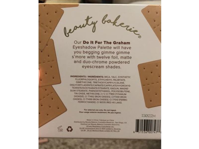 Beauty Bakerie Eyeshadow Palette, Do it For The Graham, 0.03 oz/0.8 g