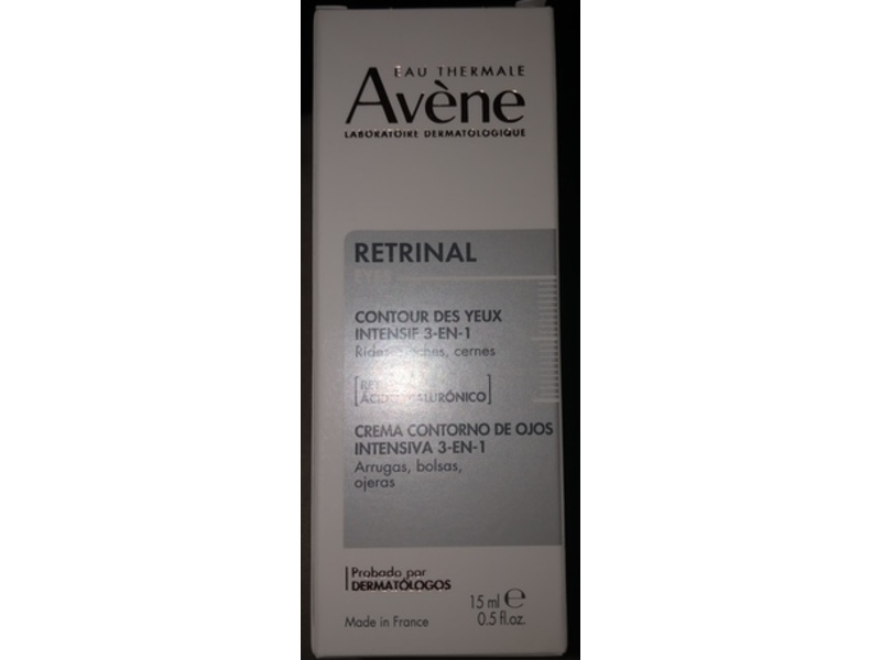 Avène Retrinal Intensive 3‑In‑1 Eye Contour Cream, 0.5 fl oz/15 mL