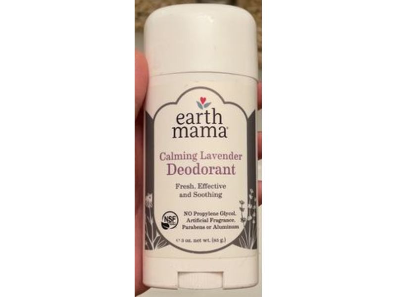 Earth Mama Calming Deodorant, Lavender, 3 oz/85 g