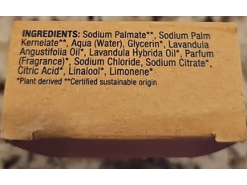 Faith In Nature Lavender Soap Bar, Lavender, 3.5 fl oz/100 g