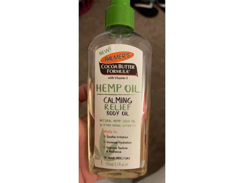 Palmers Hemp Oil Calming Relief Body Oil, 5.1 fl oz/150 mL
