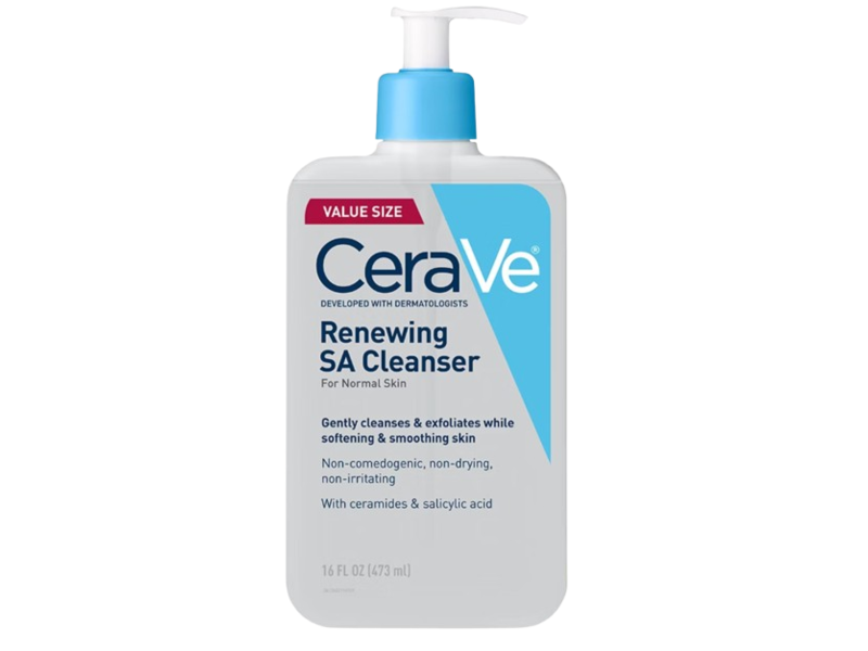 CeraVe SA Smoothing Cleanser, 16 fl oz/473 mL