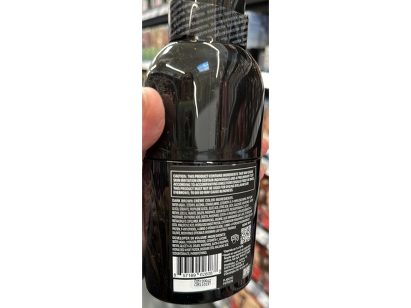 No Gray Quick Permanent Hair Color Shampoo, Dark Brown, 8.45 fl oz/250 mL