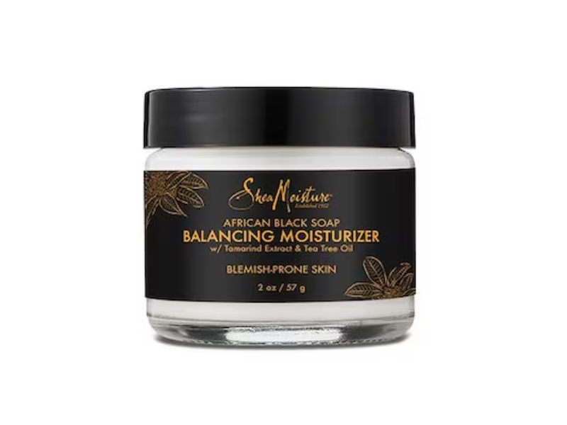 SheaMoisture African Black Soap Balancing Moisturizer, Tamarind Extract, 2 oz/57 g