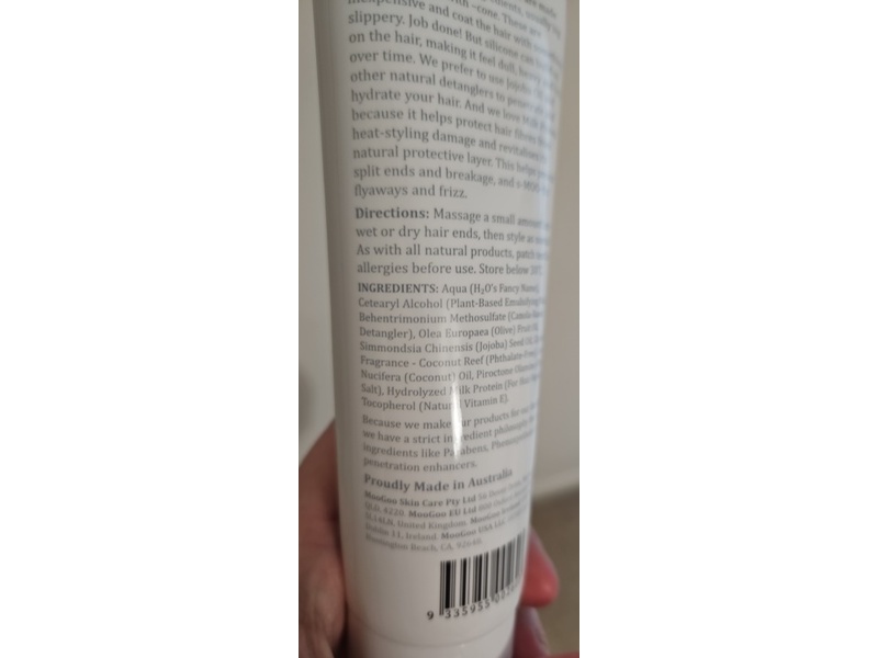 MooGoo Natural Protein Shot Leave In Hair Conditioner, Protect, 4.2 oz/120 g