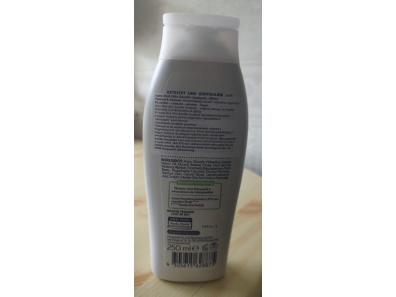 Rossmann Isana Med Ultra Sensitive Body Lotion, 250 mL