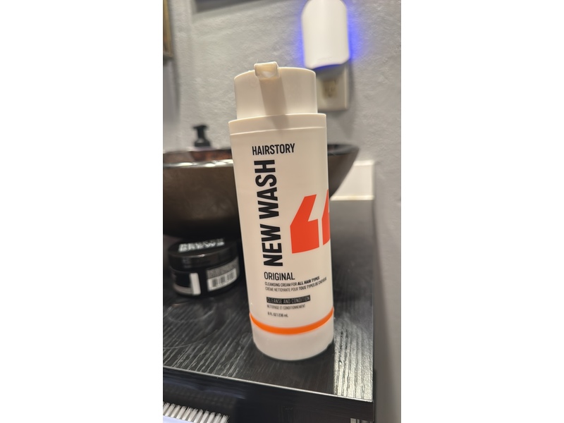 Hairstory New Wash Cleansing Cream Shampoo, 8 fl oz/236 mL