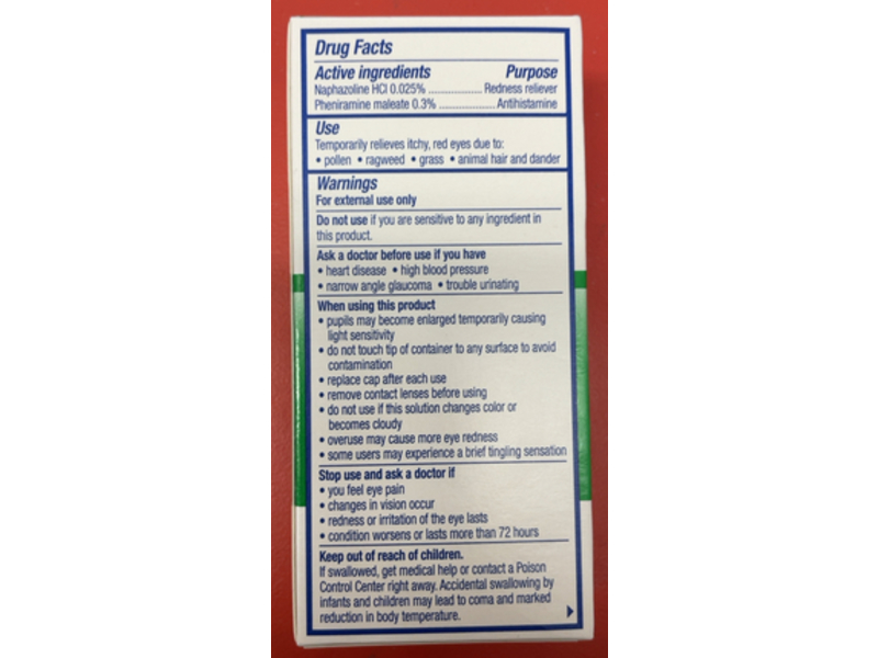 Visine Multi - Action Eye Allergy Relief Eye Drops, 1/2 fl oz/15 mL