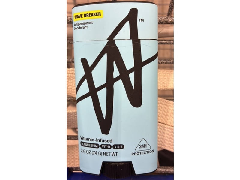 W By Jake Paul Antiperspirant Deodorant, Wave Breaker Vitamin Infused, 2.6 oz/74 g