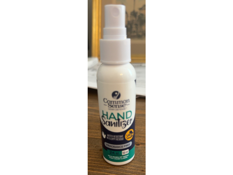 Common Sense Hand Sanitizer, 2 fl oz/59 mL, Pack Of 3