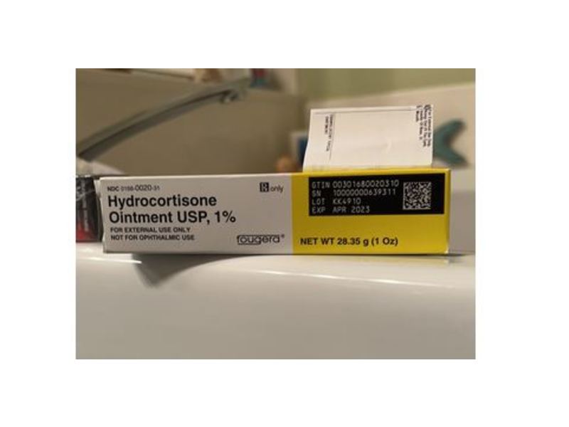 Hydrocortisone Ointment USP 1%,1 28.35g, Fougera (RX)