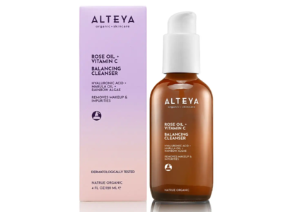 Alteya Balancing Cleanser, Rose Oil + Vitamin C, 4 fl oz/120 mL