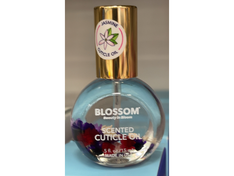 Blossom Beauty Cuticle Oil, Jasmine, 0.5 fl oz/15 mL