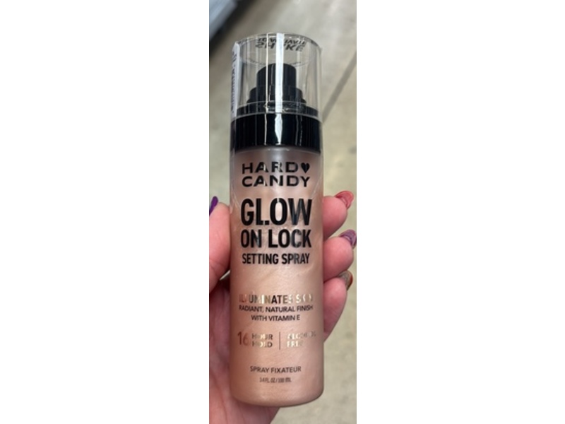 Hard Candy Glow On Lock Setting Spray, 3.4 fl oz/100 mL