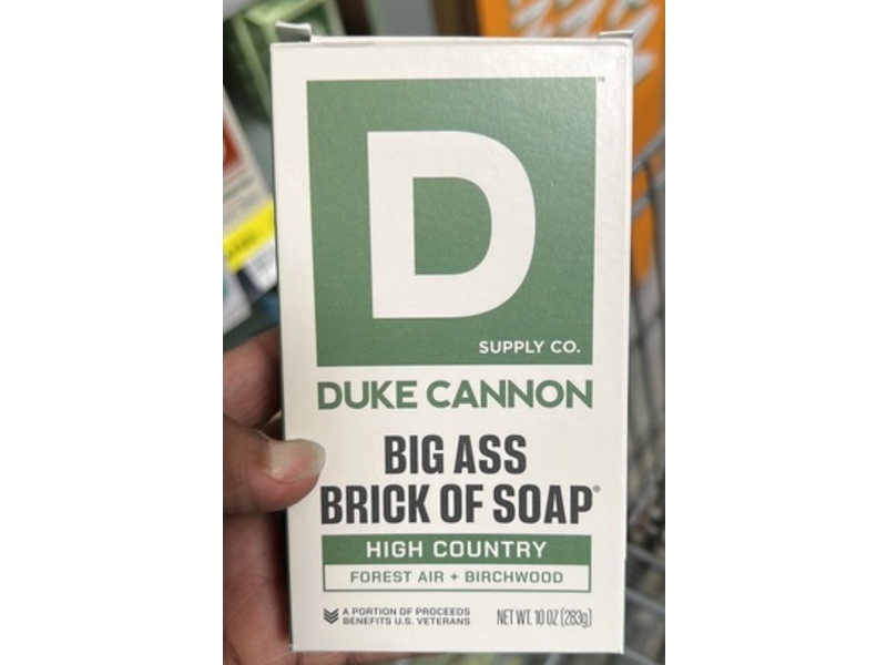 Duke Cannon Supply Co. Big Ass Brick Of Soap, High Country, 10 oz/283 g
