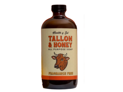 Health y Sol Tallow & Honey All Purpose Soap, 12 fl oz/354 mL