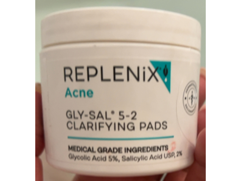 Replenix Acne Gly-Sal 5-2 Clarifying Pads, 60 Count
