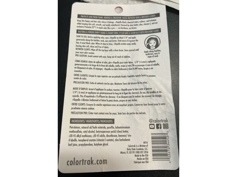 Colortrak Repelle Hair Color Stain Shield Stick, 0.5 oz/14 g