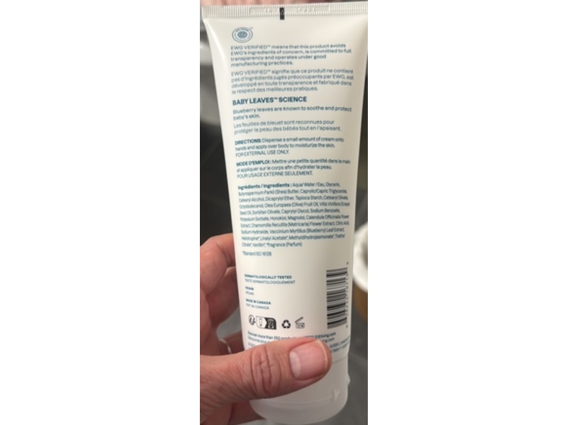 Attitude Baby Leaves Calendula Body Cream, Good Night, 6.7 fl oz/200 mL