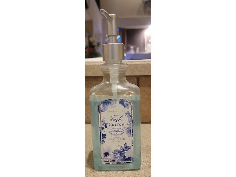 Simple Pleasure Scented Hand Wash, Fresh Cotton, 17.9 fl oz/530 mL